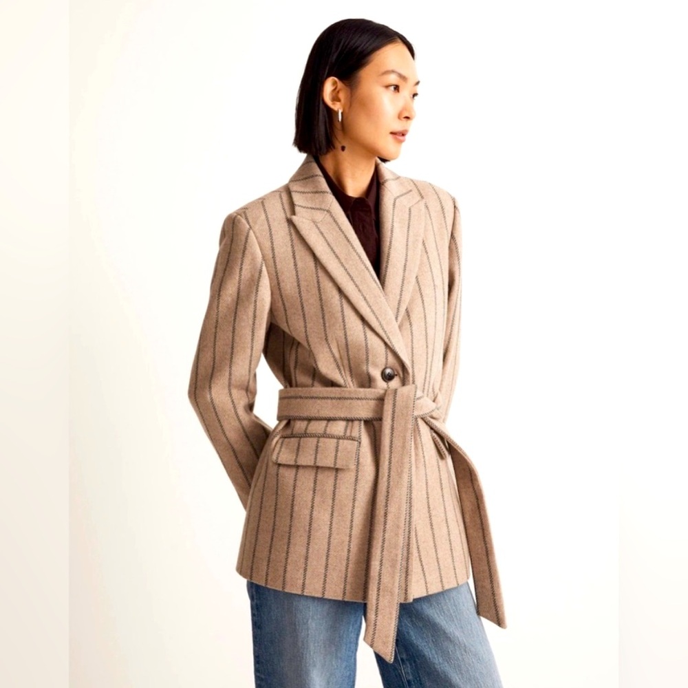 The Bedford Oversized Belted Blazer by Madewell